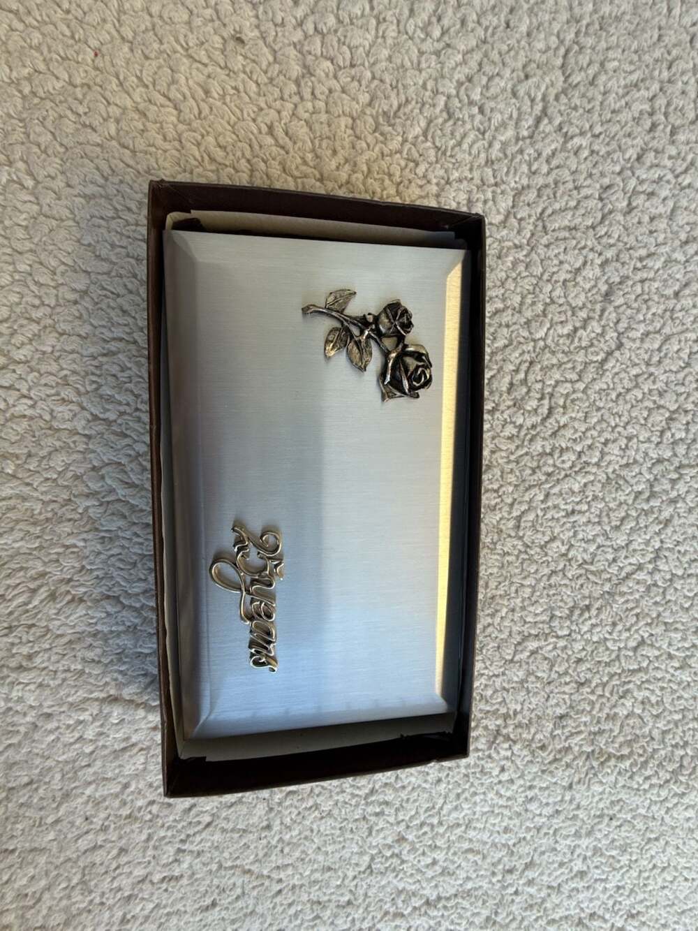 EWH Shiny Silver Photo Album Wedding Bell 25th Anniversary 10 Page 40 Pics